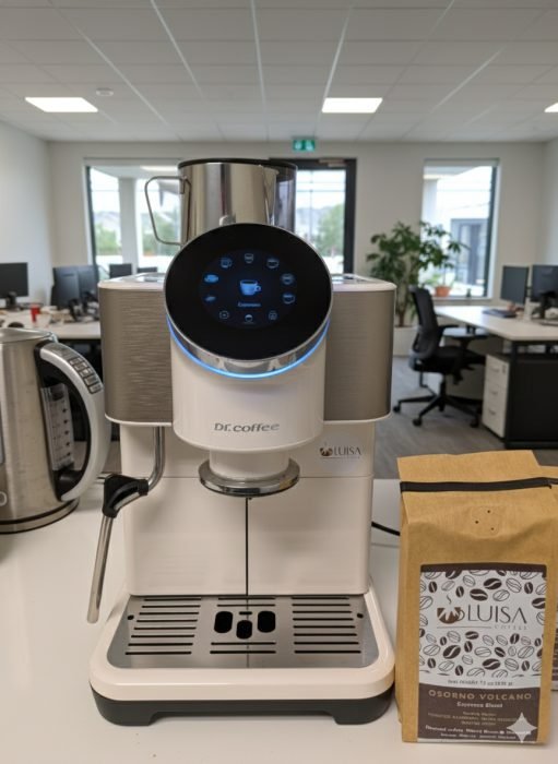 Máquina de espresso Vitro S1 Chica para oficina pequeña de Luisa Coffee